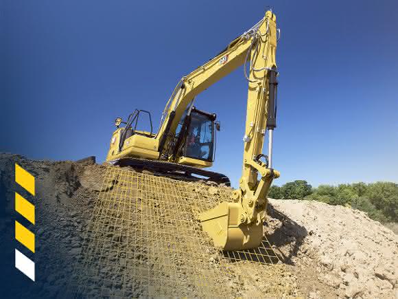 Cat Grade Assist 2D Advanced bietet halbautonome Aushubfunktionen.