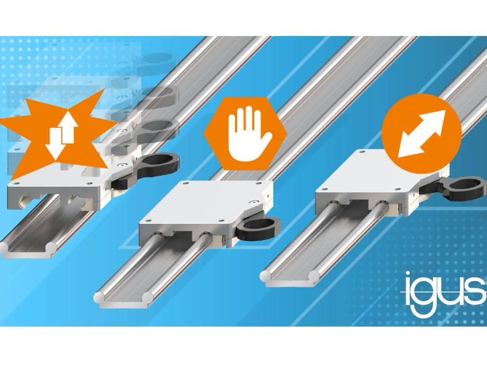 Clip, Stop &amp; Go on the rail: Take-away linear slide with locking function