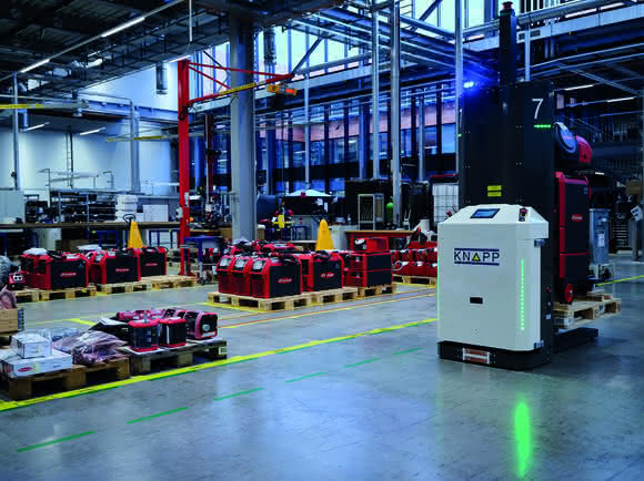 Automation: Innovative software for pallet transportation