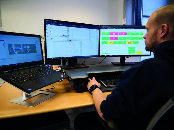 Automation: Innovative software for pallet transportation