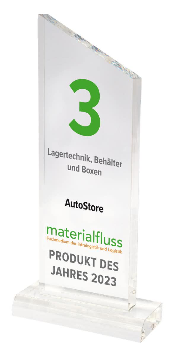 Winner material flow PRODUCTS OF THE YEAR 2023: AutoStore System: PickUpPort