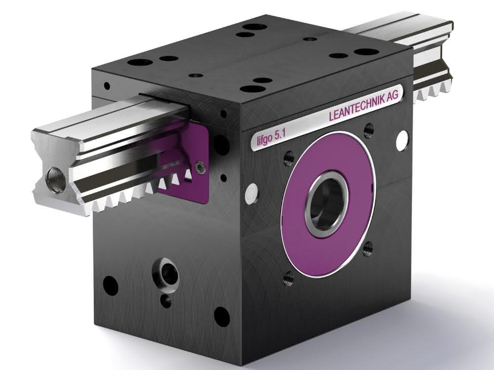 Rack and pinion gearbox in special design Rack and pinion gearbox in special design