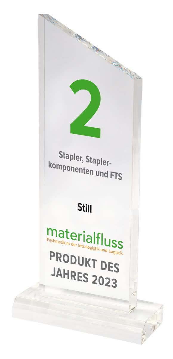 Winner material flow PRODUCTS OF THE YEAR 2023: Still: LXT 120/350 with Still Descent Speed Regulation (DSR) Winner material flow PRODUCTS OF THE YEAR 2023: Still: LXT 120/350 with Still Descent Speed Regulation (DSR)