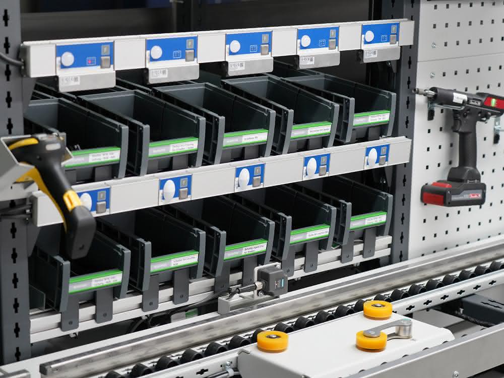 Pick-by-light systems, test cells and connected assembly tools Pick-by-light systems, test cells and connected assembly tools
