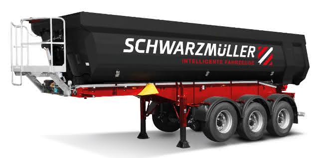 Stahl-Segmentmulde von Schwarzmüller. Stahl-Segmentmulde von Schwarzmüller.