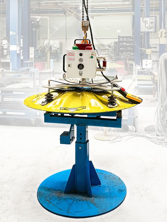 Lifting devices: Claas relies on vacuum lifting technology