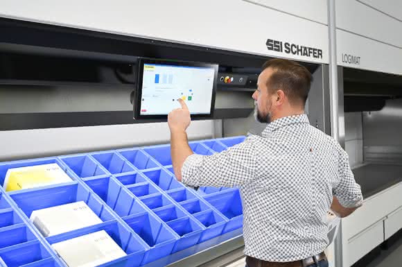Efficient design of small parts storage: SSI Logimat: The start of future-proof warehouse automation
