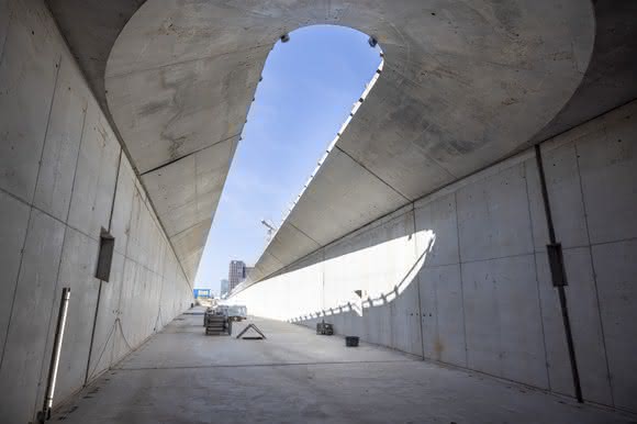 U5 in Frankfurt am Main: Porr stellt Tunnel-Rohbau auf der Europa-Allee fertig