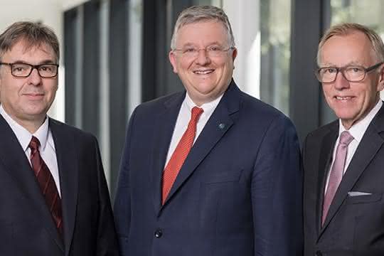 VDMA-Hauptgeschäftsführung (v.l.): Hartmut Rauen, Thilo Brodtmann und Dr. Ralph Wiechers