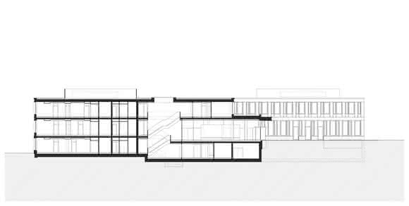 Holzfassade: Erweiterungsbau des Leibniz-Instituts für Astrophysik in Potsdam
