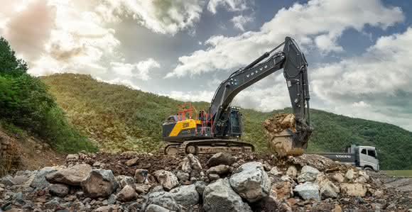 Kategorie 8: Baumaschinen: Platz 1: Volvo EC 500
