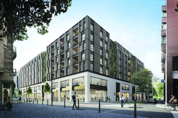 Wohn- und Geschäftshaus: Holz-Hybridbau - Stadthaus New7