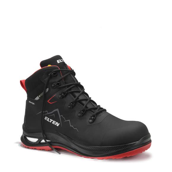 Baugewerbe Produkte des Jahres 2026 Kategorie Bau I Baustelle: Elten Nolan XXG GTX black-red  Mid ESD S3S WR HI CI