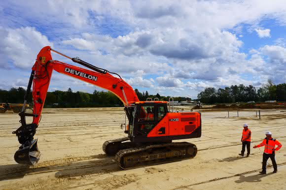Baugewerbe Produkte des Jahres 2026 Kategorie Baumaschinen: Develon 9er-Serie