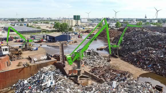 Baugewerbe INTERNATIONAL: Umweltschutz im Metallrecycling mit Sennebogen